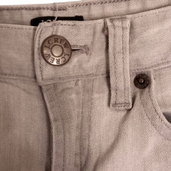 J Crew Factory Size 27 Jeans Womens Gray Denim Skinny Toothpick Stretch Low Rise - Picture 3 of 7